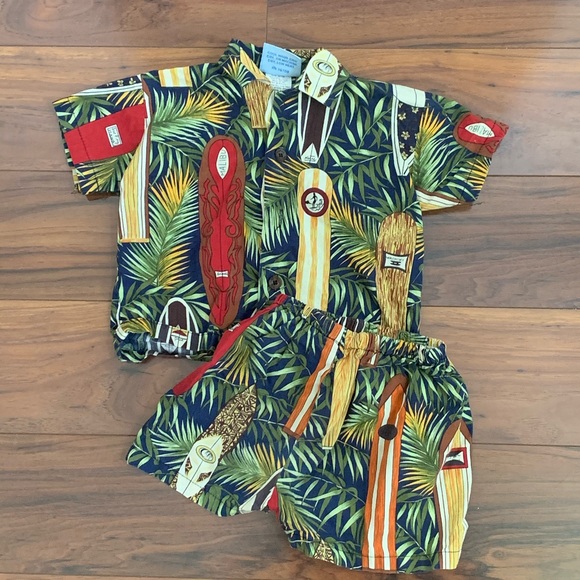RJC Other - RJC Baby Boy Hawaiian Outfit Set Size 24 Months